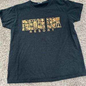 French Lick Resort T Shirt Indiana Golf Black Souvenir Graphic‎ Tee